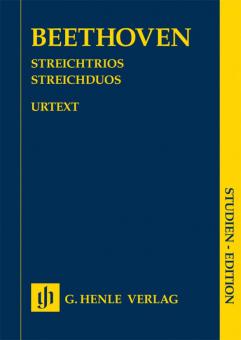 String Trios Op. 3, Op. 8 and Op. 9,1-3 and String Duo WoO 32 