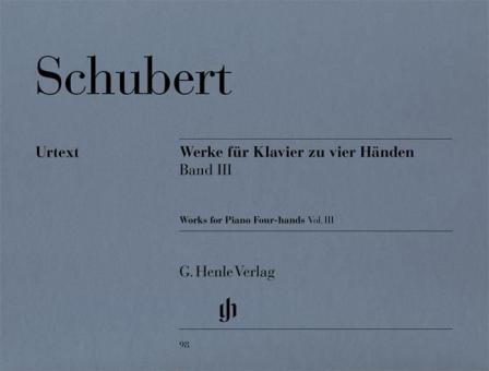 Works for Piano Four-hands Volume III 