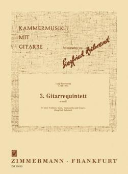 Third Quintett in e minor 