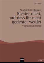 Richtet nicht, auf dass ihr nicht gerichtet werdet 