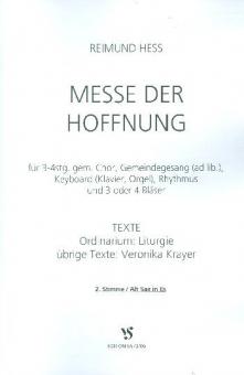 Messe der Hoffnung (2. Stimme / Altsax in Es) 