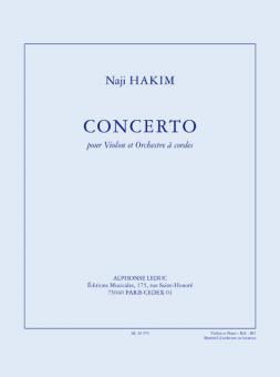 Concerto Pour Violon et Orchestre à cordes 