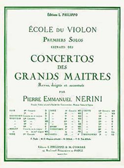 Solo no. 1 du concerto en la m. 