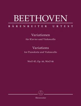 Variaciones para piano y violonchelo Standard