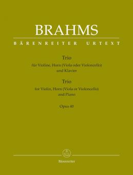 Trio for Violin, Horn (Viola or Violoncello) and Piano op. 40 Standard