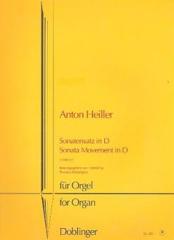 Sonatensatz in D 