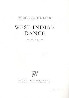 West Indian Dance 