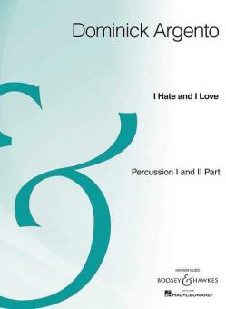 I Hate And I Love 