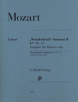Wunderkind-Sonatas II, K. 10-15 
