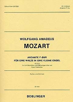 Andante für eine Walze in eine kleine Orgel KV 616 