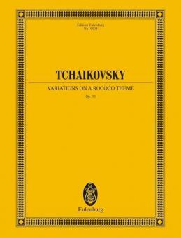 Variations on a Rococo Theme for Cello and Orchestra op. 33 Standard