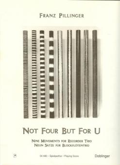 Not Four But For U 