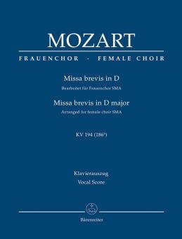 Missa brevis en re mayor KV 194 (186h) Standard