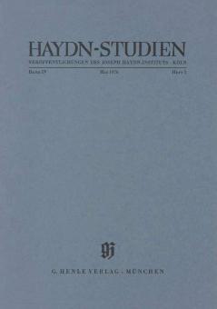 Haydn Studies Vol. 4 No. 1 