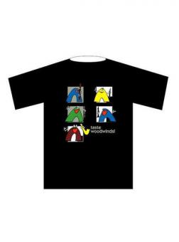 T-Shirt XXL Schwarz Woodwinds 