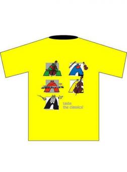 Kinder T-Shirt L Gelb Classics 