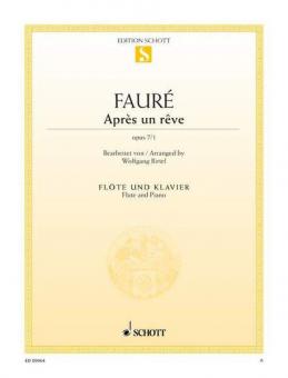 Après un rêve op. 7/1 Standard