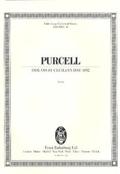 Ode on St. Cecilia's Day 1692 Z 328 