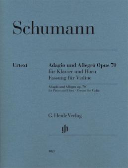 Adagio and Allegro op. 70 for Piano and Horn 