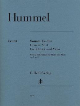 Sonata for Piano and Viola in E flat major op. 5 no. 3 