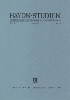 Haydn Studies Vol. 1 No. 4 