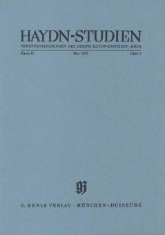 Haydn Studies Vol. 2 No. 3 