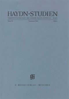 Haydn Studies Vol. 6 No. 4 