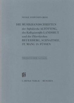 Kataloge Bayerischer Musiksammlungen 18 