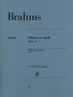 Scherzo in e flat minor op. 4 