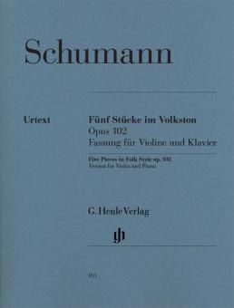 Five Pieces in Folk Style op. 102 