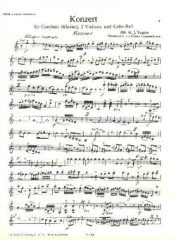 Konzert für Cembalo (Klavier) und Streicher 