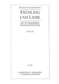 Frühling und Liebe 