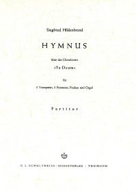 Hymnus über das Choralmotiv 'Te Deum' 
