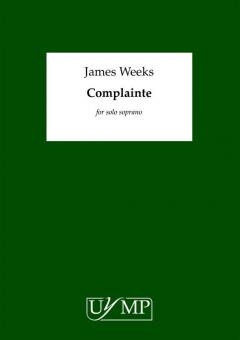 Complainte (for Solo Soprano) 