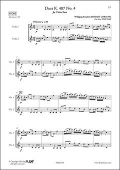 Duet K 487 No. 4 