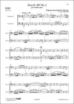 Duet K 487 No. 3 