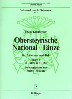 Obersteyrische National-Tänze Heft 11 Folge 1 