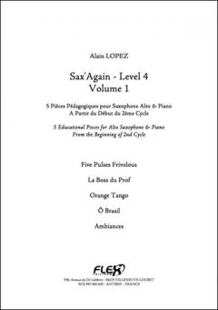 Sax'Again Level 4 - Volume 1 