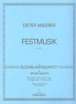 Festmusik für Blechbläserquintett op.61 