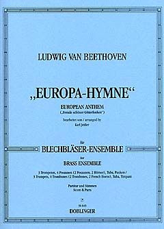 The European Anthem for brass quintet 