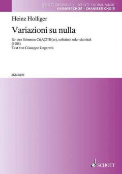 Variazioni su nulla Standard