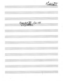 Kvartet VII: op. 165 