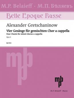 Four Chants Op. 4, 1-4 Standard