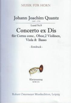 Concerto ex Dis für Cornu concertato, Oboe, 2 Violinen, Viola & Basso 