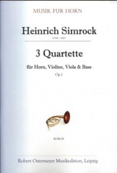 3 Quartette op. 1 