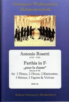 Parthia in F "pour la chasse" RWV B18 (1786) 