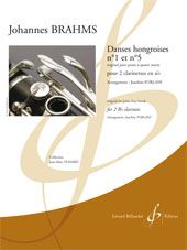 Danses hongroises no1 et no5 
