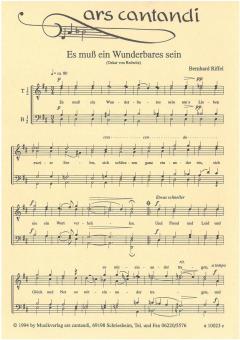 Es muß ein Wunderbares sein 