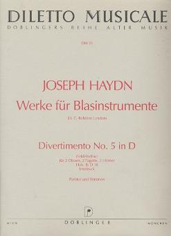 Divertimento No. 5 D major Hob II:D18 
