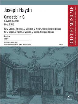 Cassatio (Divertimento) G major Hob. II:G1 